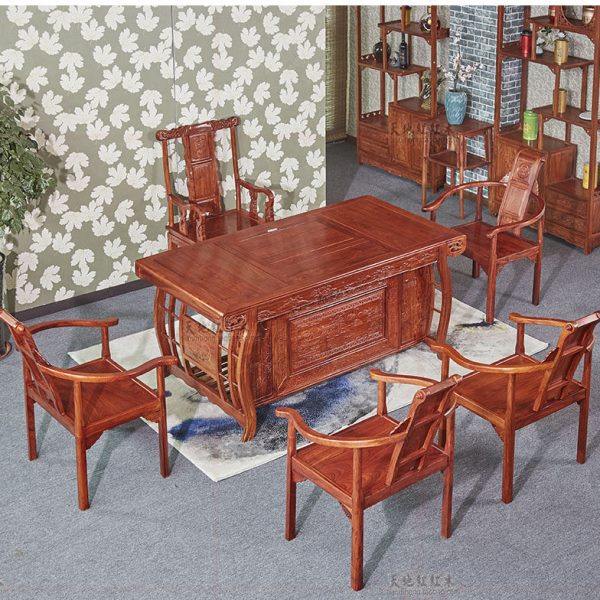 红木茶桌椅组合 中式实木茶桌刺猬紫檀泡茶桌功夫茶台花梨木,住宅家具,茶几,淘宝优惠券,粉丝福利购,淘宝优惠卷