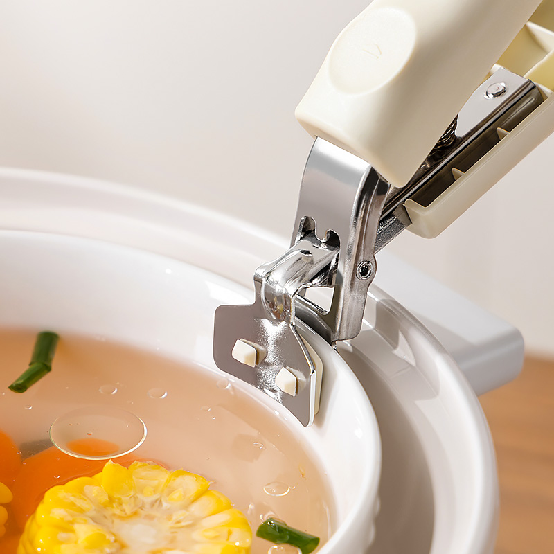 厨房用防烫夹取碗夹硅胶盘子蒸锅蒸菜隔热防滑家R用多功能夹碗神