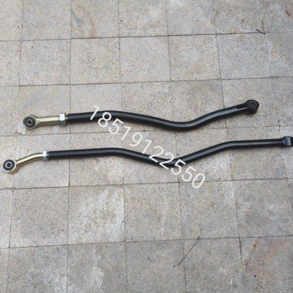 牧马人JK前桥止推杆斜拉杆方向机拉杆直推杆可调加强加粗替换胶套