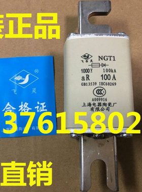 飞灵牌 熔断器 NGT1-1000V 100A 125A 160A 上海电器陶瓷厂有限公