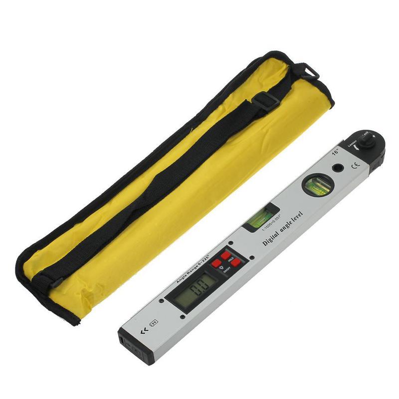 400/MM数显角度尺坡度尺数显水平仪电子P水平仪铝合金角度尺