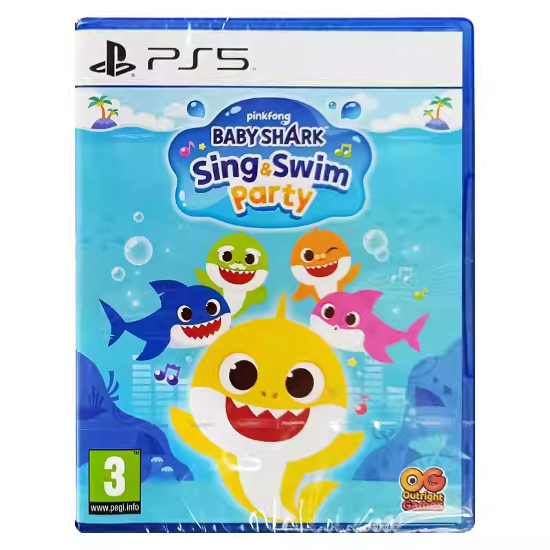 香港直邮 港行中文原封 PS5/PS4游戏光盘 鲨鱼宝宝 歌唱与游泳派对 PS5/PS4游戏 现货