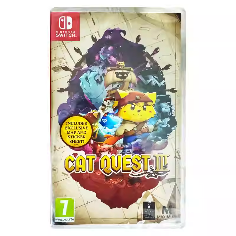 香港直邮 任天堂NS卡带 中文 猫咪斗恶龙3 Cat Quest III Nintendo Switch 游戏 现货