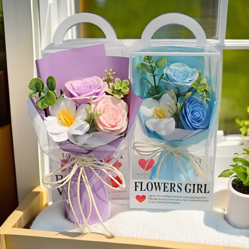 七夕礼物香皂花束送女生朋友