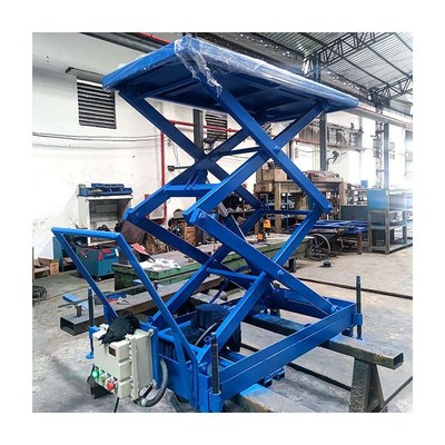 移动剪叉升降机液压电动升降平台施工作业车四轮移动式小型升降机