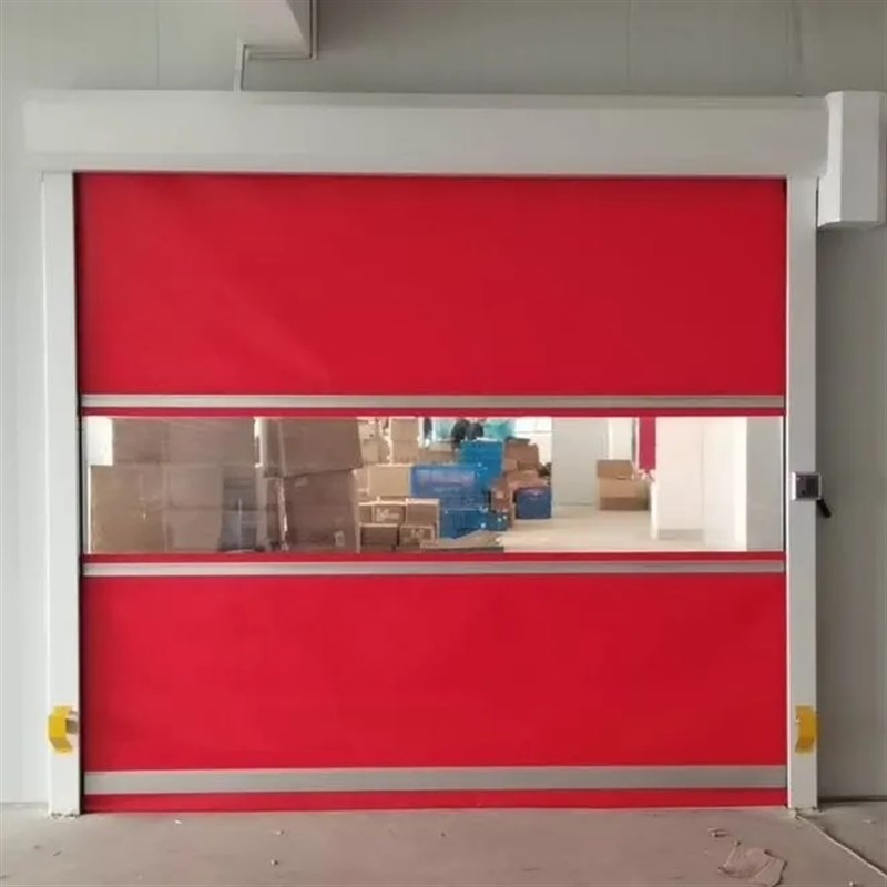 PVC快速电动卷帘门自动感应升降门 无尘车间快速门工业堆积门定制