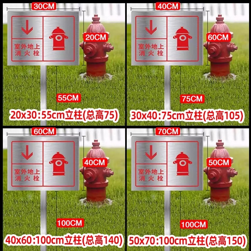 防灾减灾应急疏散指示标志酒店地面消防紧急疏散集合点标识牌应急