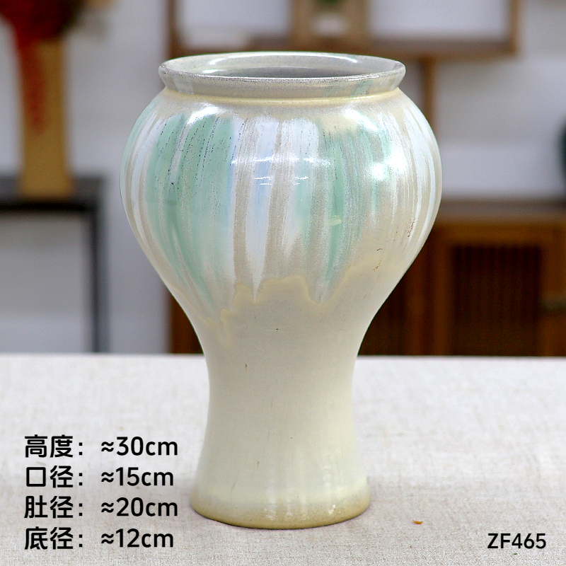 陶瓷多肉粗陶高筒盆养花透气