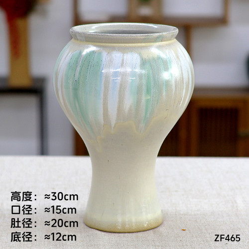 陶瓷多肉粗陶高筒盆养花透气