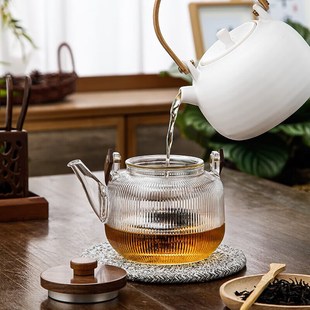 耐高温养生壶电陶 唯铭诺玻璃煮茶壶围m炉煮茶壶茶水分离茶具套装