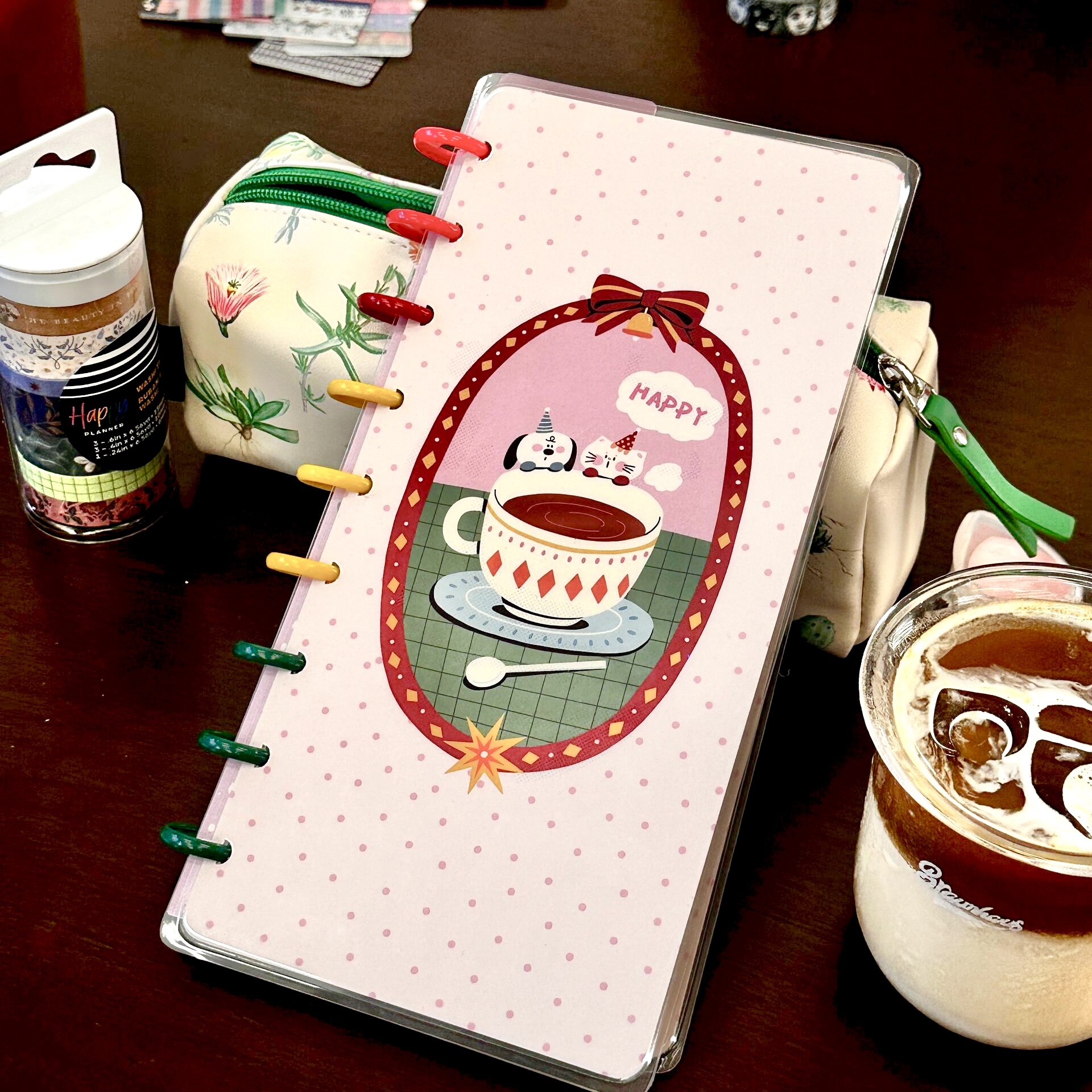 2026新款圣诞雪人手账本彩页