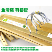 千岛湖毛竹裤 架四夹高档绿色环保大夹4头加厚竹木衣架多功能晾晒