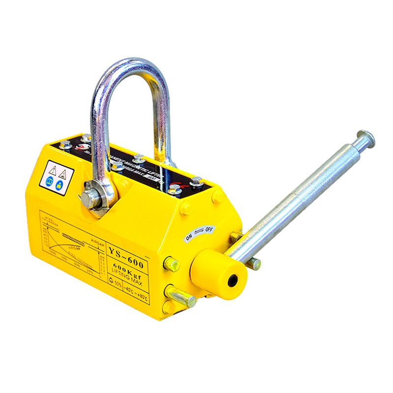 磁力吊永磁起重器400公斤手动永磁吸盘600KG起重磁W铁1吨超强磁力