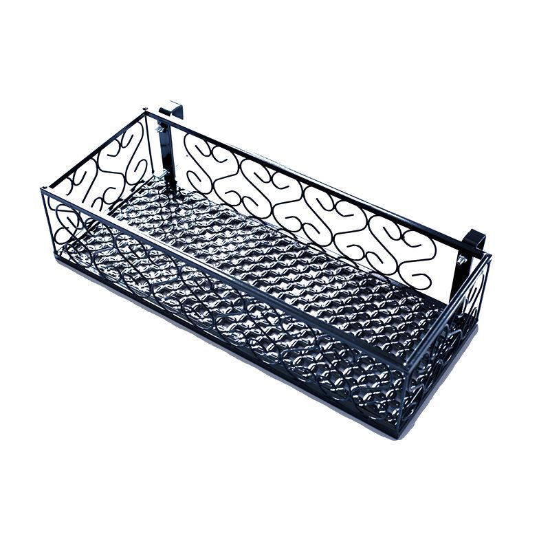 欧式室外阳台窗户卡槽悬挂式花架铁艺窗台窗O沿多肉挂架植物花盆