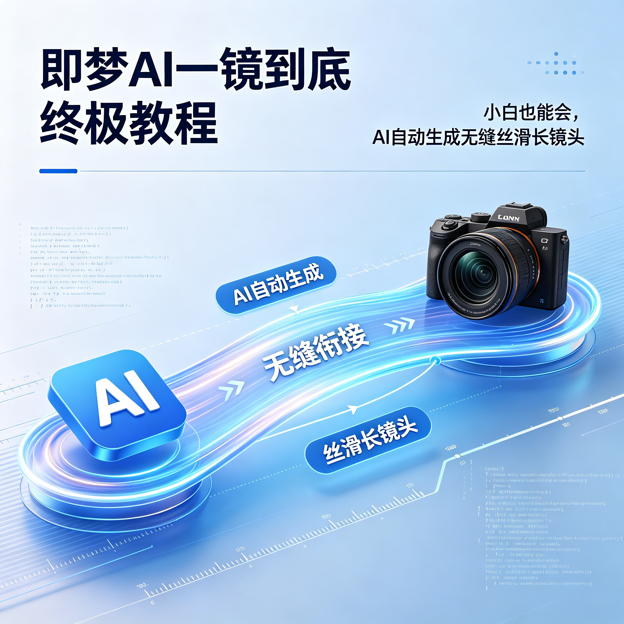 即梦AI一镜到底终极教程小白也能会，AI自动生成无缝丝滑长镜头