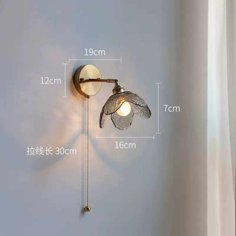 设计师日式拉线壁灯北欧民宿床头过道背景墙咖啡店自带拉绳开关灯,电子元器件市场,其它元器件,淘宝优惠券,粉丝福利购,淘宝优惠卷
