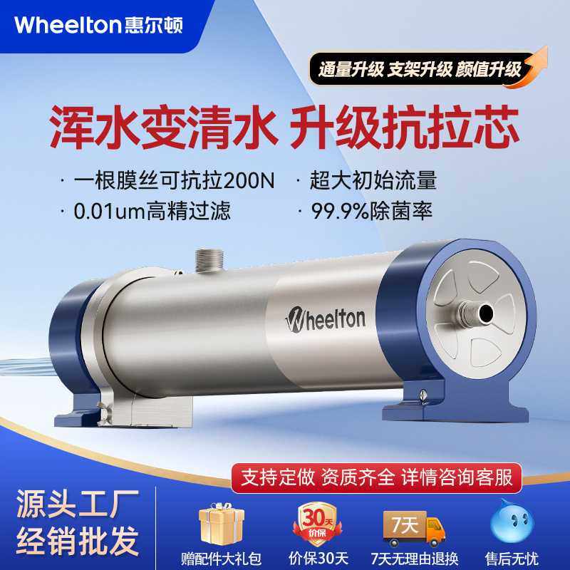 惠尔顿家用净水器全屋管道式超滤机大流量净水机别墅商用