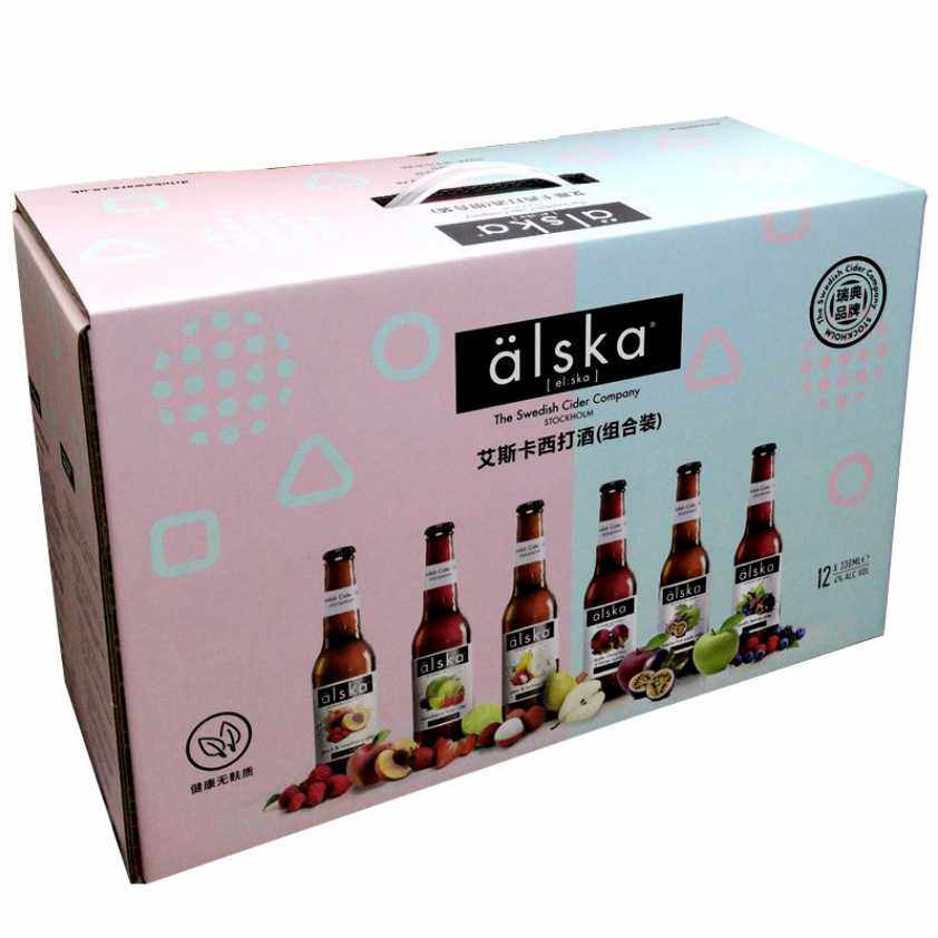 红酒飞机盒4只6支装包装盒五层特硬红酒包装礼盒气泡酒葡萄酒彩箱