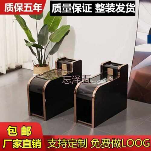 PCGS足浴茶几足疗茶几美甲店沙发中间小茶几沐足洗脚桑拿足浴沙发
