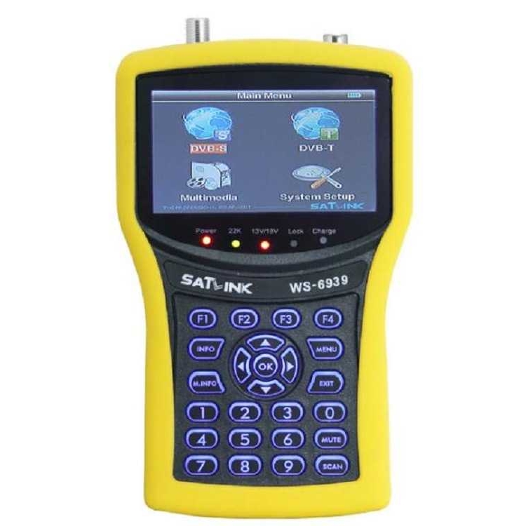 Satlink WS-6939 DVB-S/T combo 寻星仪 调星仪 WS6939