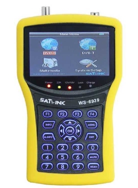 Satlink WS-6939 DVB-S/T combo 寻星仪 调星仪 WS6939
