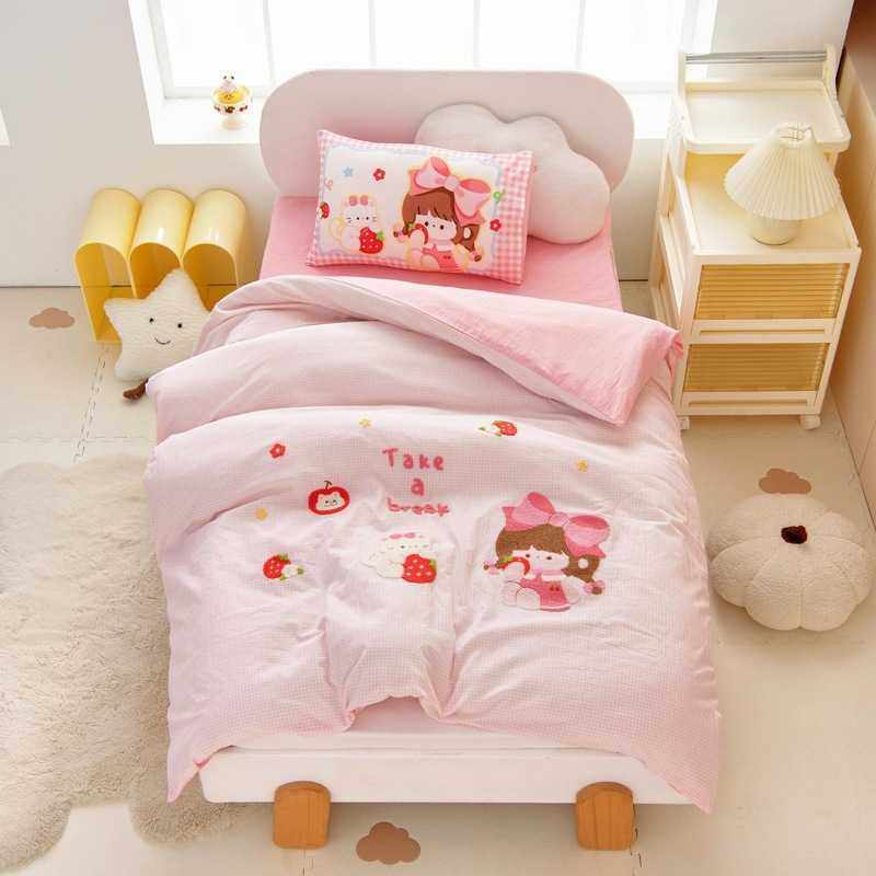 全棉宝宝幼儿园被子三件套儿童小床品入园专用托班午睡被褥六件套,3C数码配件,摄像机配件,淘宝优惠券,粉丝福利购,淘宝优惠卷
