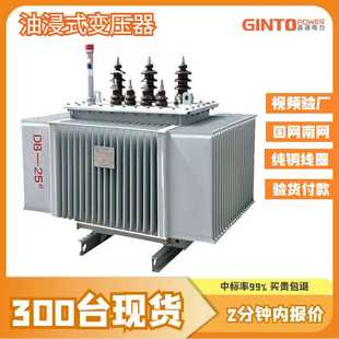 s13 变压器 100kw纯铜125kva国标160千伏安200瓦250电力三相油浸式