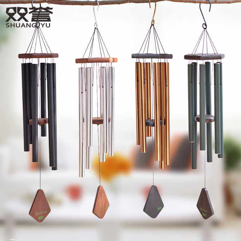 跨境36寸欧美音乐金属家居庭院小清新铝管风铃新年家饰六根铝管