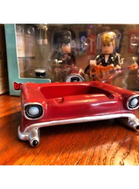 日本rockabilly潮牌日产复古凯迪拉克老爷车hotrod置物盘烟灰缸