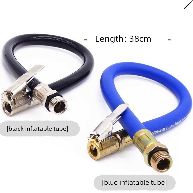 胎压枪充气软管汽车打气嘴接头气压表胎压表配件防爆管连接管铜头