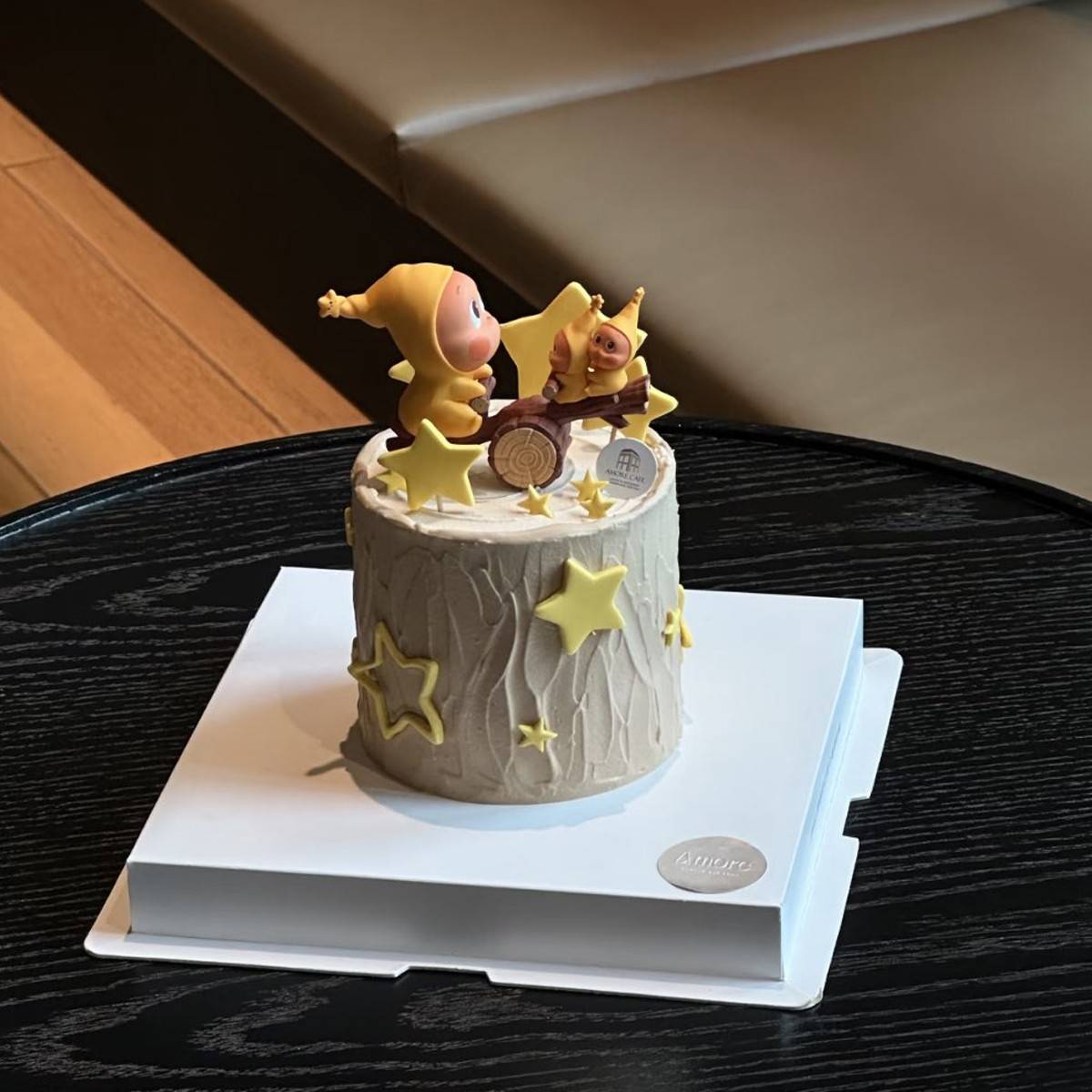 泡泡玛特星星人跷跷板蛋糕装饰男孩女孩生日可爱摆件五角星插牌z