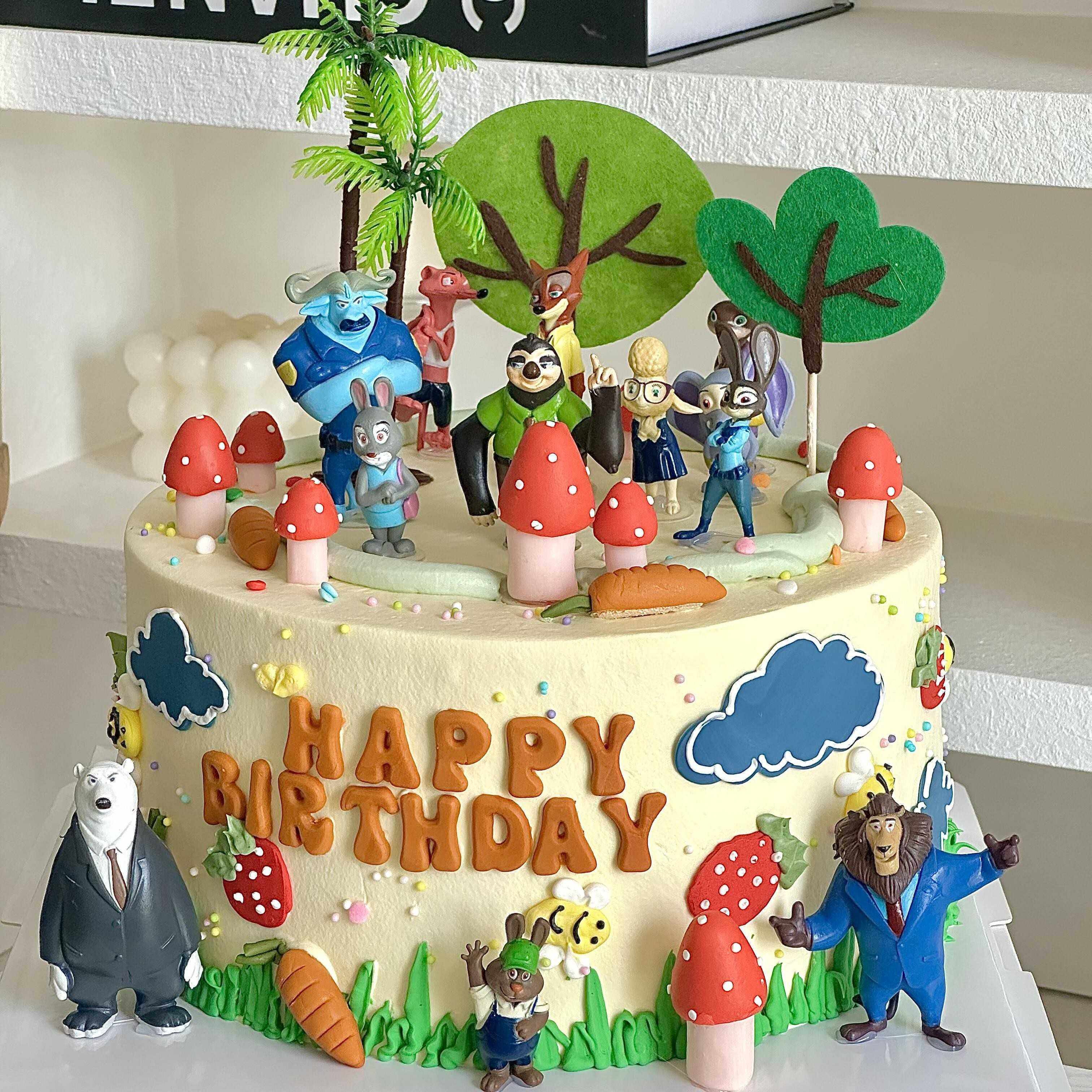 疯狂动物城12款动物蛋糕装饰摆件朱迪兔子警官尼克狐狸闪电牛狮子,节庆用品/礼品,蛋糕/烘焙装饰用品,淘宝优惠券,粉丝福利购,淘宝优惠卷