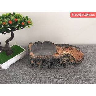 灵璧石盆创意磬石花盆奇石盆 时尚烟灰缸砚台书法烟缸摆件收藏