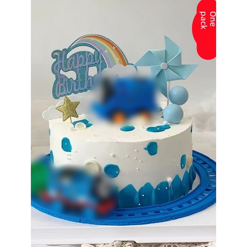 61儿童节蛋糕装饰品小王子摆件