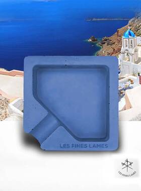 法国Les fine Lames Dyad混凝土烟灰缸单灰浆雪茄烟灰缸