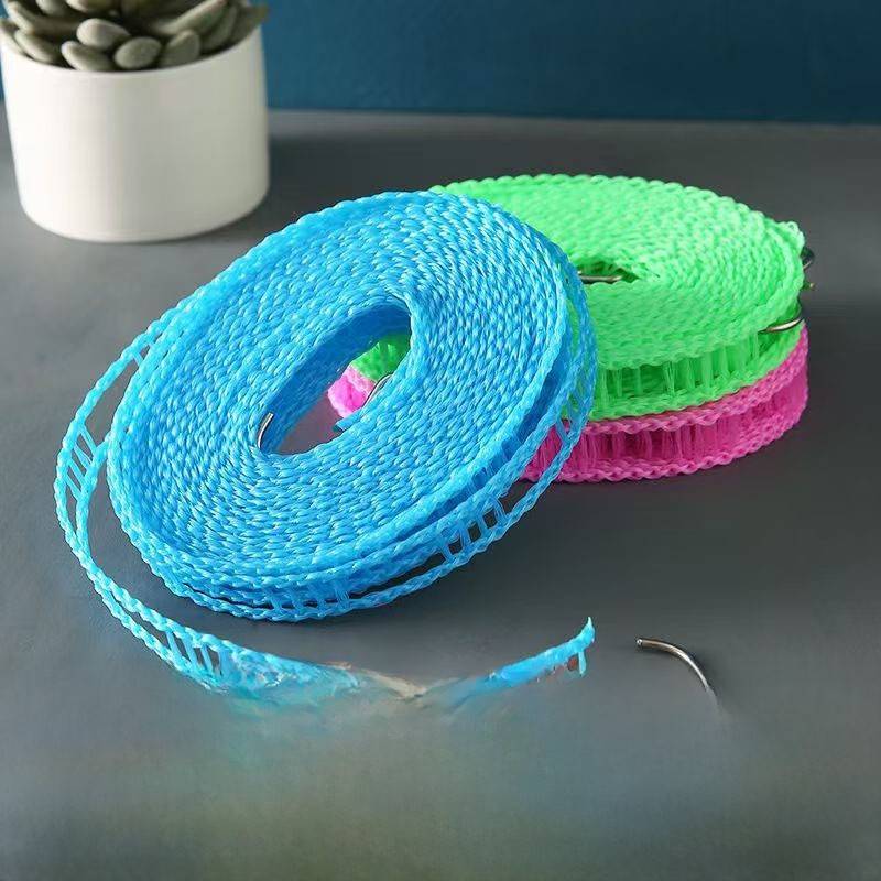 加粗晾衣绳室内户外免打孔凉衣绳防风防滑晾衣服绳子晒挂被子神器