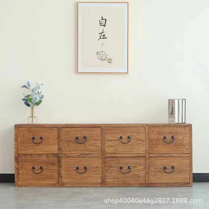 实木斗柜老榆木电视柜中式客厅储物柜抽屉式矮柜复古餐边柜抽屉,电子元器件市场,其它元器件,淘宝优惠券,粉丝福利购,淘宝优惠卷