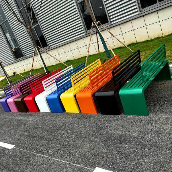 ?公园椅户外长椅室外长凳庭院休闲靠背公共广场排椅铁艺座椅