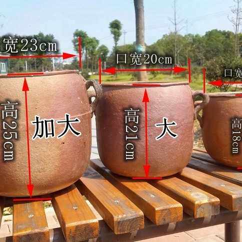 湖北老式煲汤吊子罐孕妇土土罐子瓦罐砂锅手工土砂土土罐儿童其他