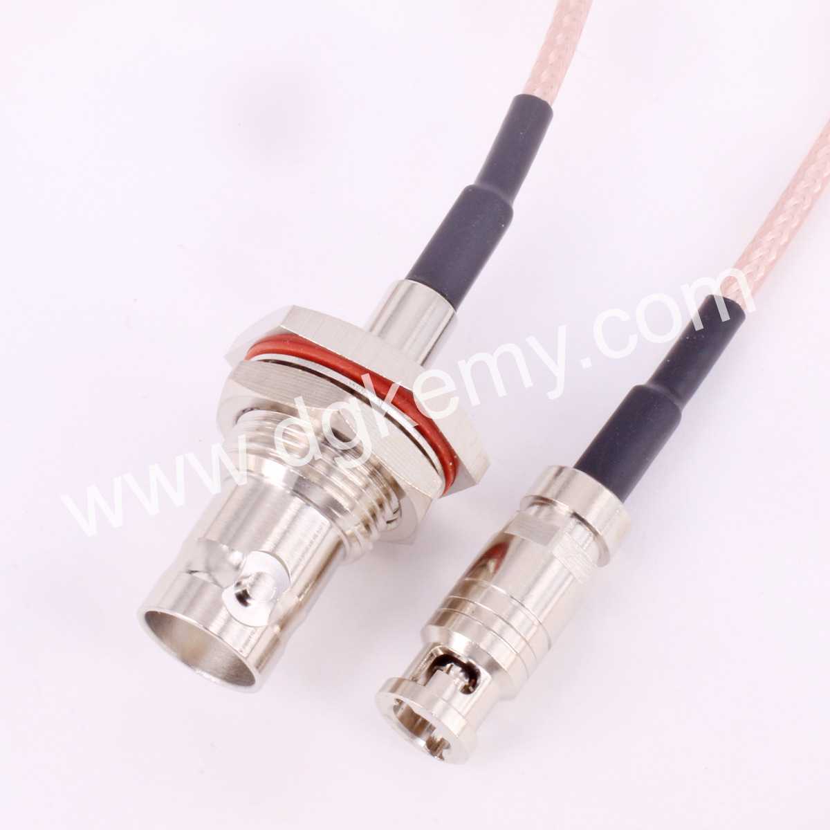 Mirco BNC直公头转BNC直母防水RG-179 HD BNC-J1.0/179/BNC-KY1.0