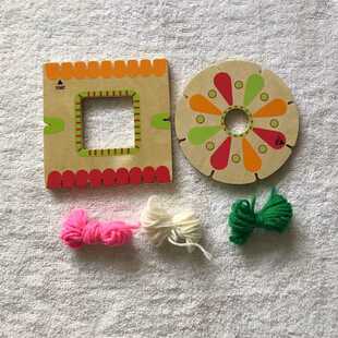 儿童创客木工坊织造坊教案方案材料耗材工具器材手链编织器