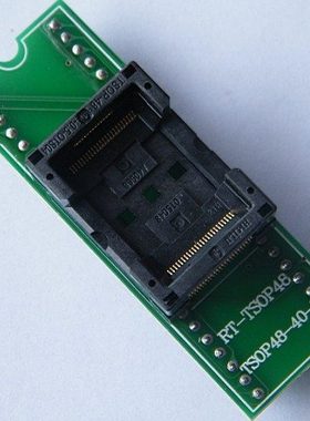 单层板TSOP48转DIP48 弹跳座 一一对应适配器烧录座