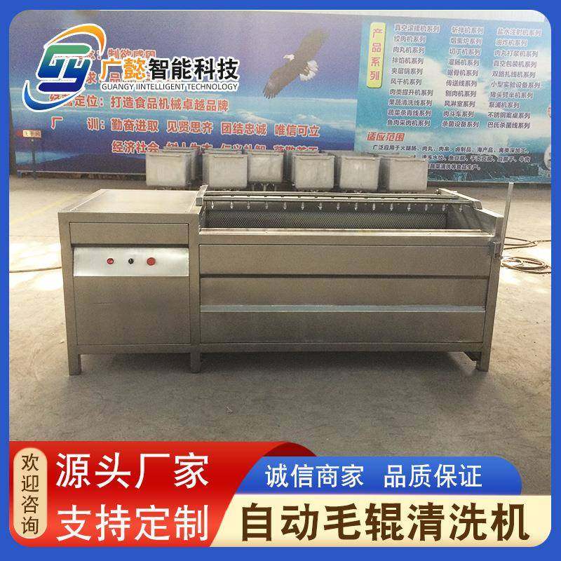 全自动土豆胡萝卜清洗机果蔬去皮清洗设备商用毛辊清洗去皮机,厨房电器,其他商用厨电,淘宝优惠券,粉丝福利购,淘宝优惠卷