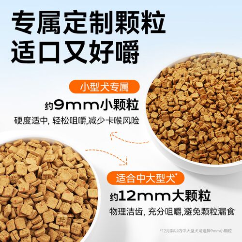 领先低温烘焙狗粮泰迪博美中小型金毛幼成中大型鸭肉梨犬粮5.4kg