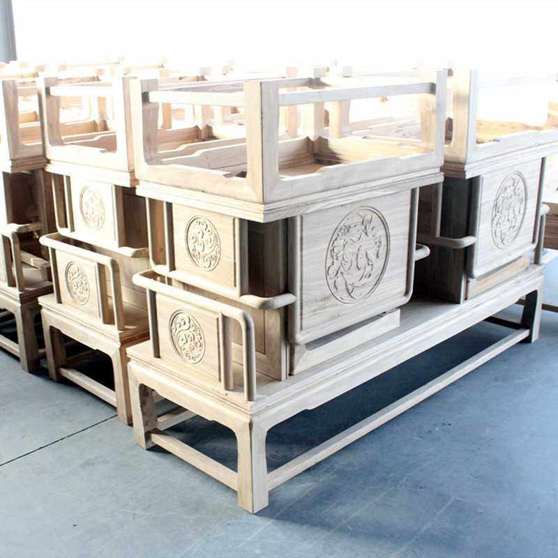 散装白胚椅子古风实木沙发茶几组合白胚白茬雕花毛坯整装榫卯,3C数码配件,摄像机配件,淘宝优惠券,粉丝福利购,淘宝优惠卷