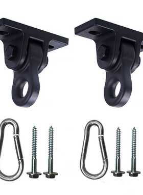 重型黑色秋千吊架 含螺丝和螺栓，承重超过 5000 磅