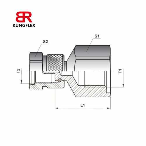 供应Parker SCA-1/4-EMA-3系列测压接头 传感器和测压软管接头