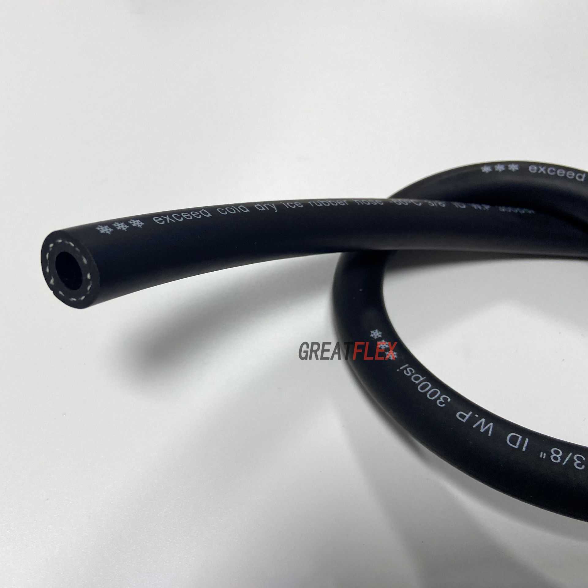 格雷特黑色带编织耐磨耐低温-60°橡胶软管RE10厂家