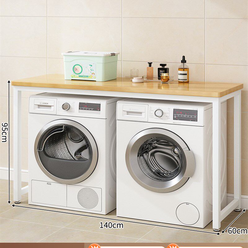 洗衣机上方架子置物架滚筒一体柜阳台收纳架厕所浴室空.间利用桌