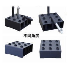 立式九孔杠铃杆底座插盘奥杆竖插架落地底座存Q放架子杠铃放置收